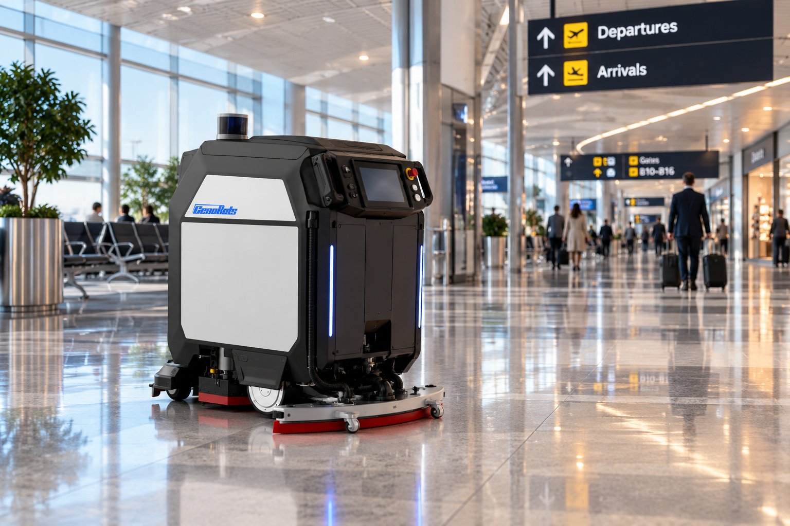 Autonomous Airport Cleaning Robot
